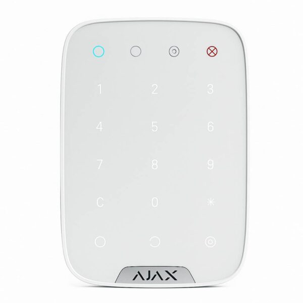 Ajax KeyPad Manöverpanel kontrollpanel trådlös Vit 38249.12.WH1