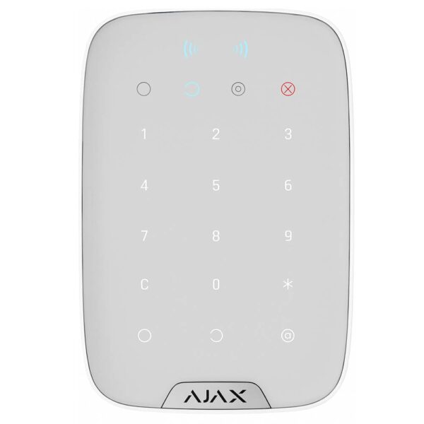 Ajax KeyPad Plus Manöverpanel DESFire vit - Inbyggd RFID läsare 38253.83.WH1