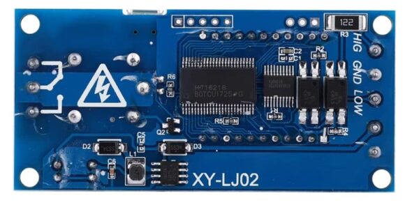 Tidsrelä 6-30V Programmerbar 0,01s–9999 minuter - LCD skärm REL-TIME-PRG
