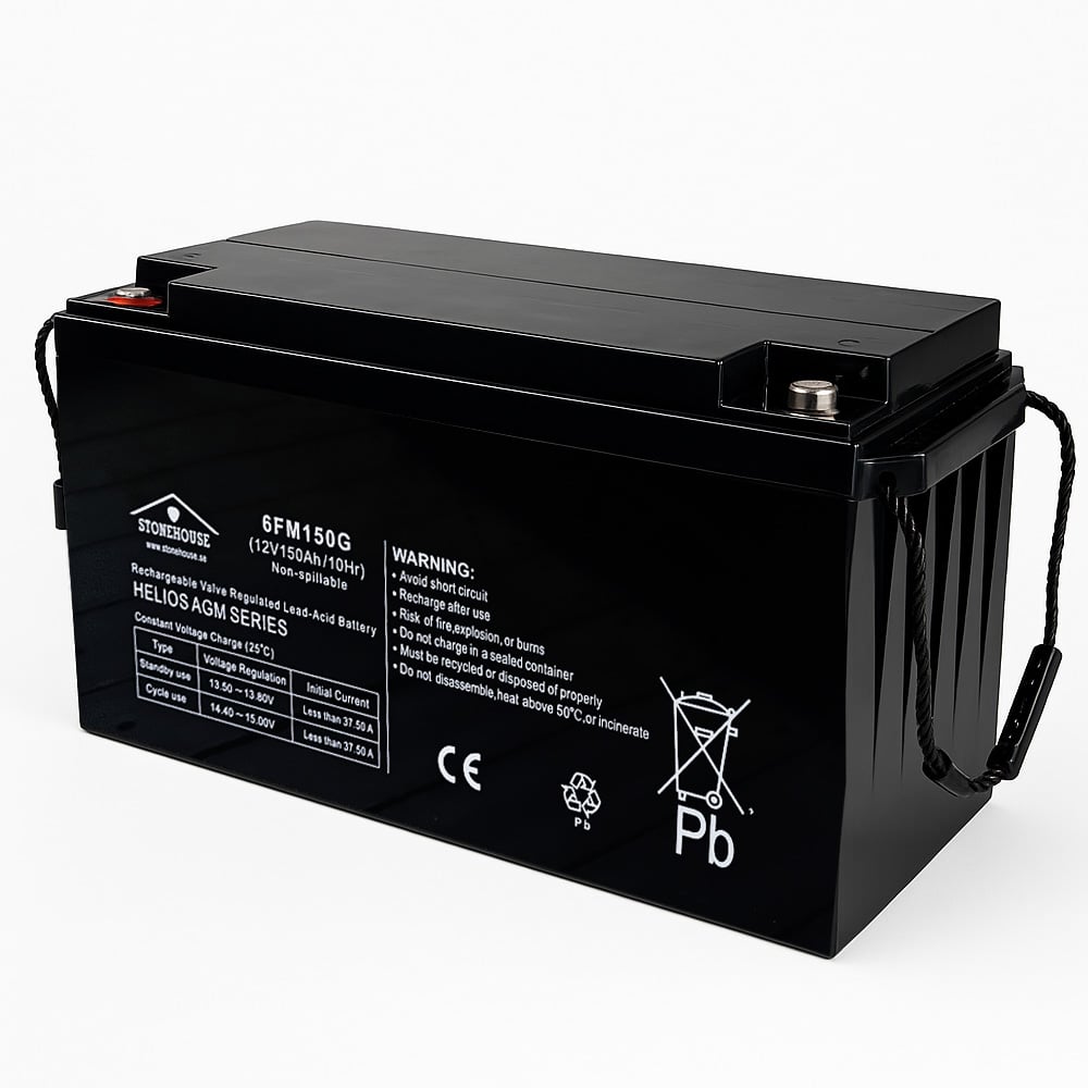 Batteri 150Ah 12V HELIOS 500150 Batteri 150Ah 12V HELIOS 500150