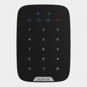 Ajax KeyPad Plus Manöverpanel Plus Rfid DESFire Svart