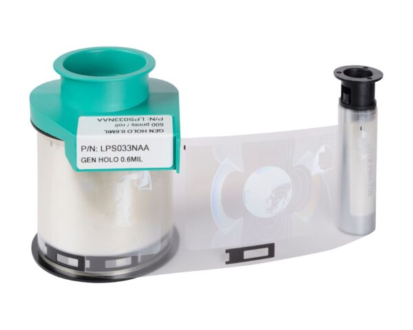 Evolis LPS033NAA 0.6mil Generic Hologram Patch Laminate (600 Prints) R-EV-LPS033NAA