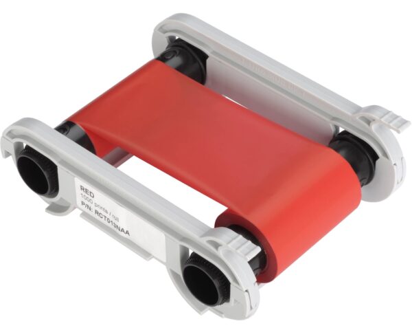 Evolis RCT013NAA Red Monochrome Ribbon (1,000 Prints) R-EV-RCT013NAA