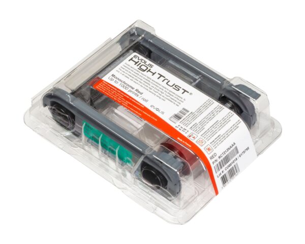 Evolis RCT213NAAA Red Monochrome Ribbon (1000 Prints) R-EV-RCT213NAAA