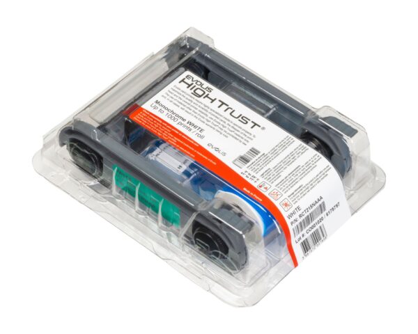 Evolis RCT215NAAA White Monochrome Ribbon (1000 Prints) R-EV-RCT215NAAA