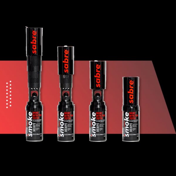 Detectortesters SMOKESABRE-01-001 Smoke Sabre Hand Held Aerosol Smoke Detector Tester, 150ml SMOKESABRE01-001