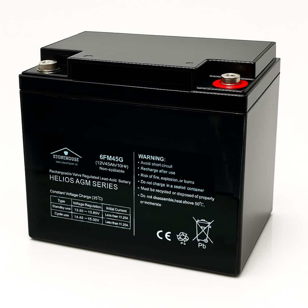 Batteri 45Ah 12V HELIOS 50045
