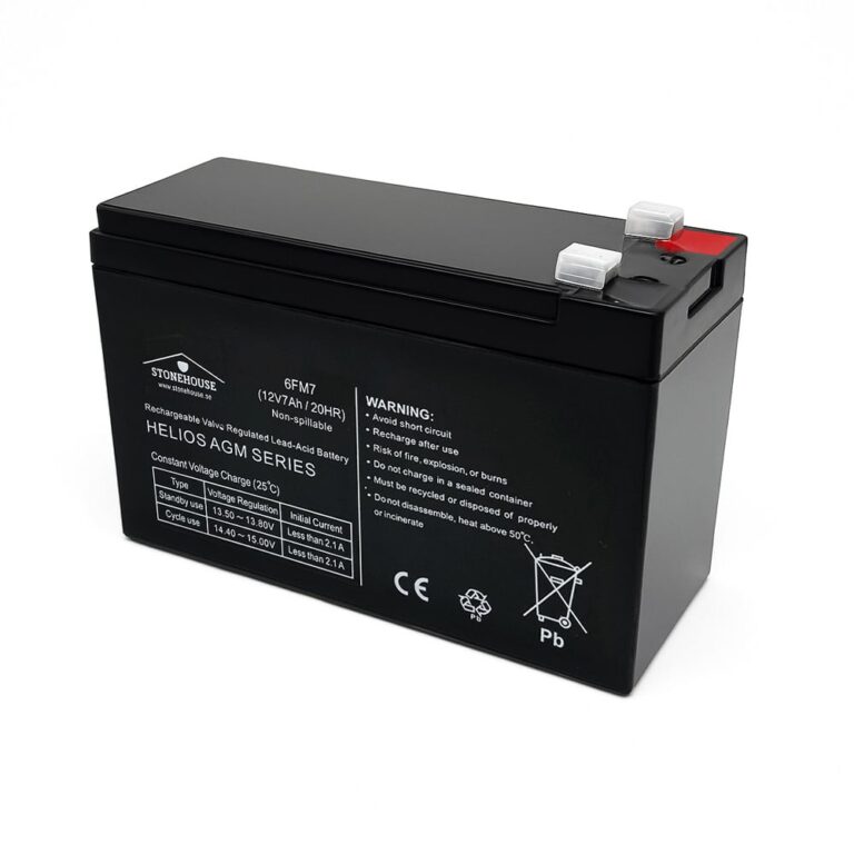 Batteri 12V 7Ah HELIOS