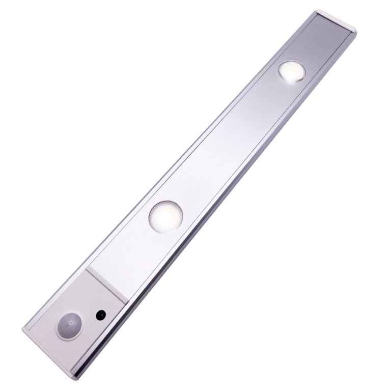 Spotlight Ljuslist 30CM LED Lampa med Rörelsesensor (Silver)