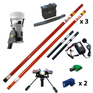 Provkit Testifire 2001 provningshöjd 7,3 m (Värme + CO + Rök) - Väskor & Nedtagare