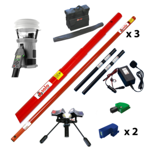 Provkit Testifire 2001 provningshöjd 9,3 m (Värme + CO + Rök) - Väskor och Nedtagare