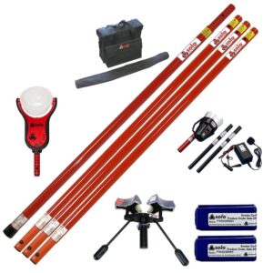 Solo 312 provningshöjd 7,3 m - Rök + Värme - Extra ES3, Nedtagare & Väskor