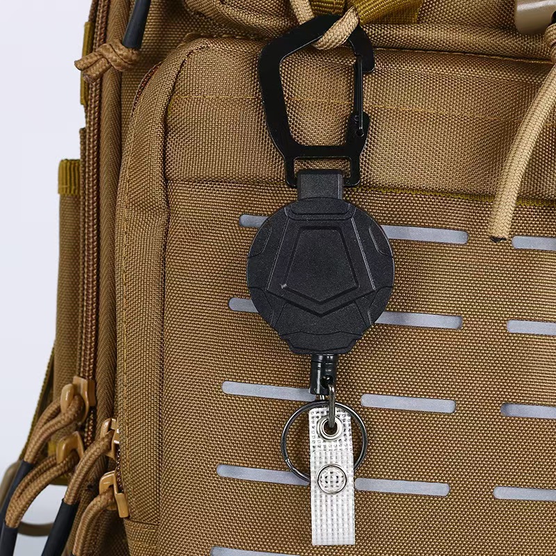 JOJO Nyckelhållare Heavy Duty – 60 cm Stålwire – Utdragbar Key Reel (Svart) 20112-Heavy-Duty JOJO Nyckelhållare Heavy Duty – 60 cm Stålwire – Utdragbar Key Reel (Svart) - Bild 3