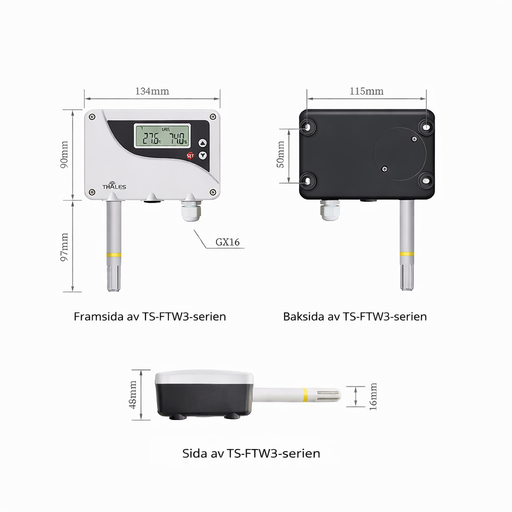 Temperatur- & Luftfuktighetssensor med 2 Reläutgångar – RS485 Modbus TEMP-HYG-H3020-Stonehouse Temperatur- & Luftfuktighetssensor med 2 Reläutgångar – RS485 Modbus - Bild 4