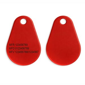 Tagg Mifare1k Classic® Std.Nr Röd Uranus Plus