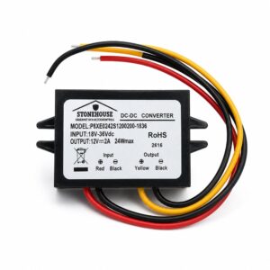 DC-DC Omvandlare 24V till 12V 2A 24W IP67 | Spänningsomvandlare